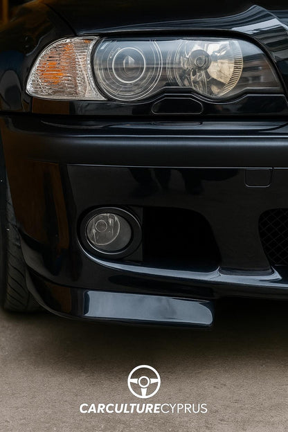 BMW E46 M-Tech 2 Fog Light Shroud Set | Custom Fit, Paintable