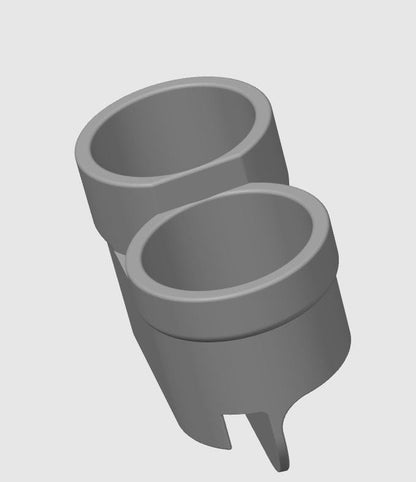 BMW E34 Cup Holder: 3D-Printed Center Console Insert