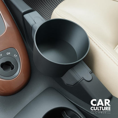 Smart Slot Saab Cup Holder — For NG 9-3 (2003–2010) black