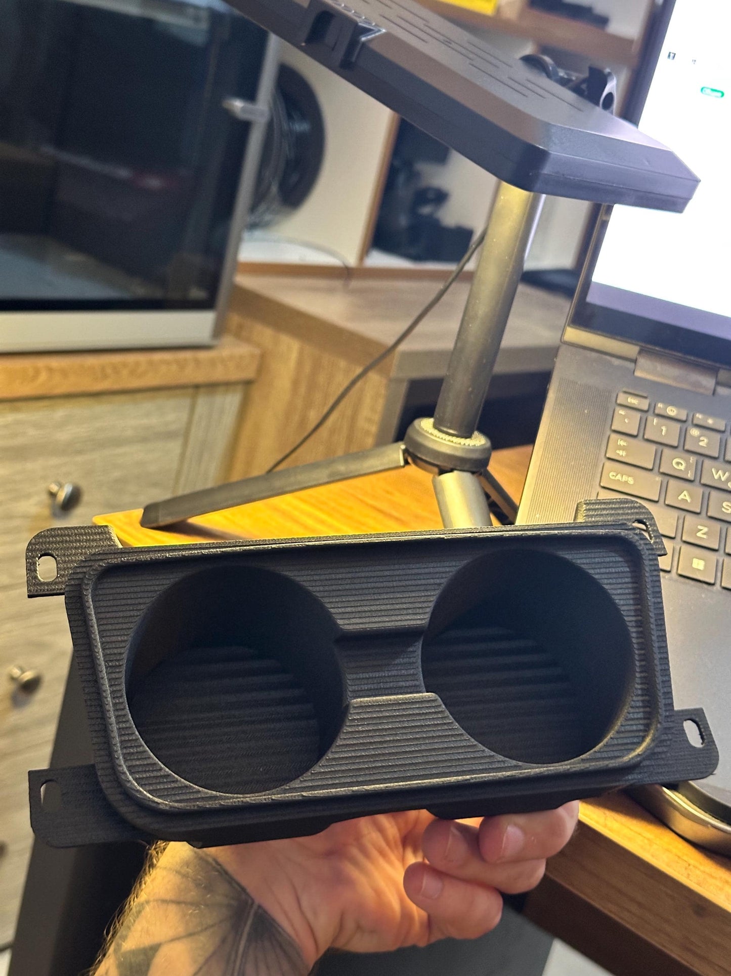 BMW E90/E91 Dual Cup Holder: 3D Printed Center Console Upgrade
