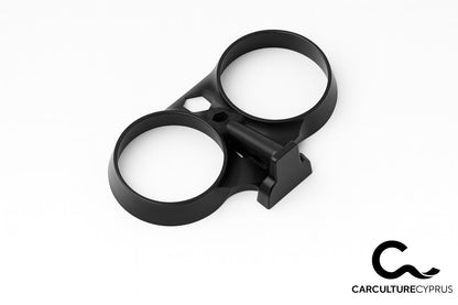 Rear Seat Dual Cup Holder for Ford Maverick — Low Profile FITS Mount black