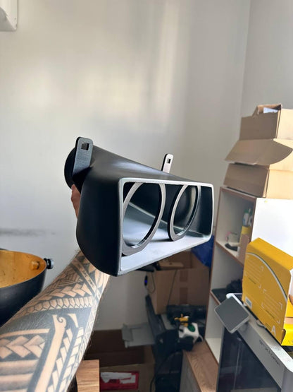 BMW E36 Cold Air Headlight Intake Black