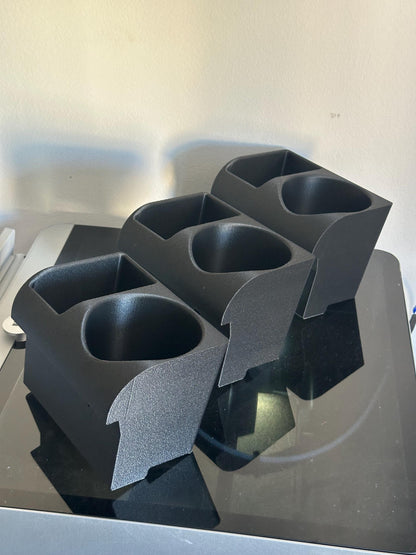 BMW E46 Rear Ashtray Delete – Cup Holder + Storage Insert (1998–2006)