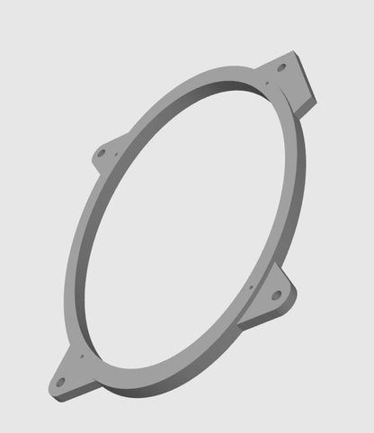 Toyota Corolla 6x9 Speaker Adapter Set (2003–2008) – Rear Deck Mounting Brackets
