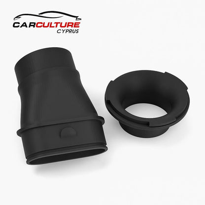 Renault Kangoo K9K Diesel Air Intake Pipe: 55mm Hose, black