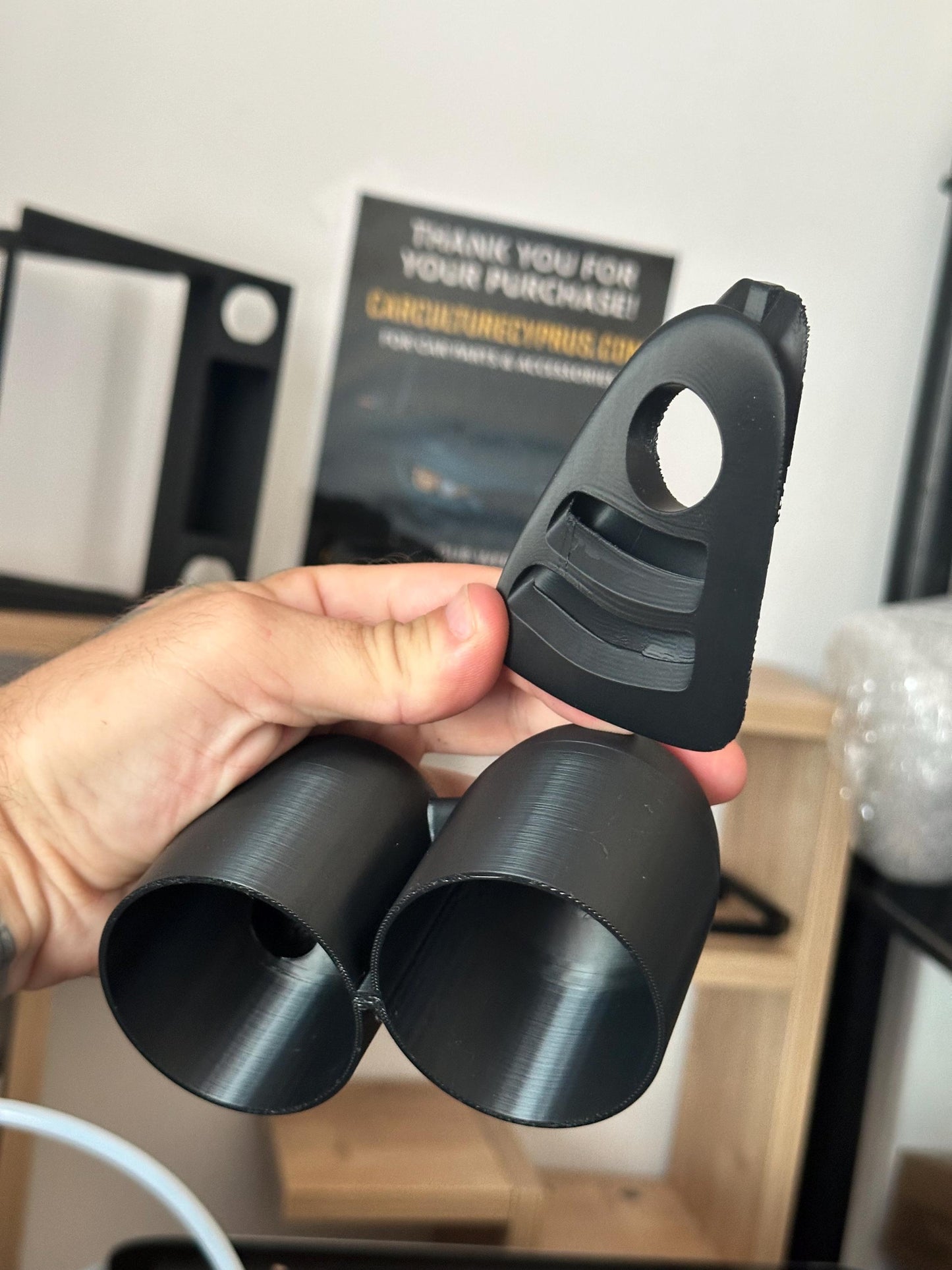 Mazda RX-8 Gauge Holder: 52mm, Single/Dual, Left/Right Hand Drive Compatible, Black