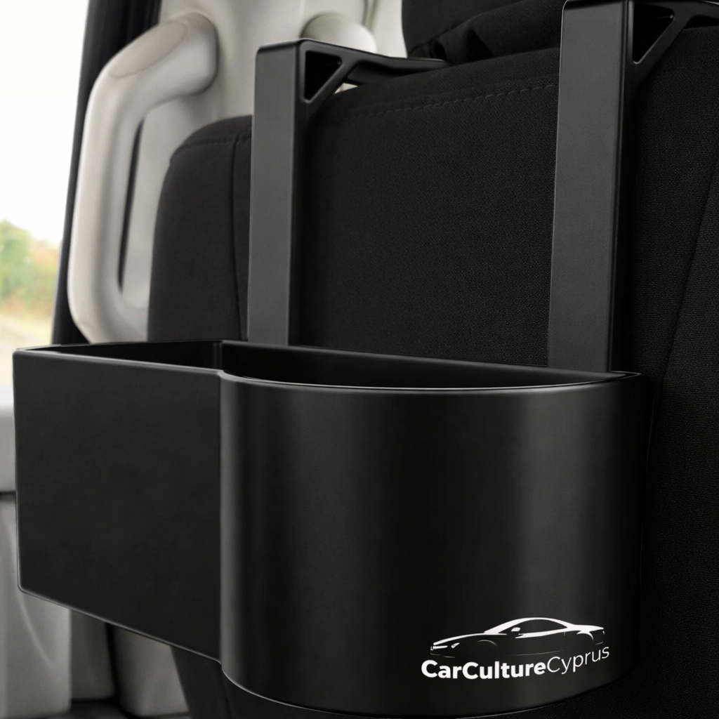 Car Headrest Cup Holder / Organizer black