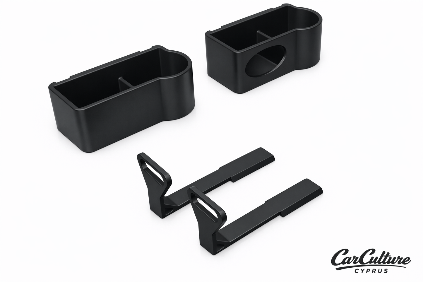 Car Headrest Cup Holder / Organizer black