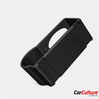 Car Headrest Cup Holder / Organizer black