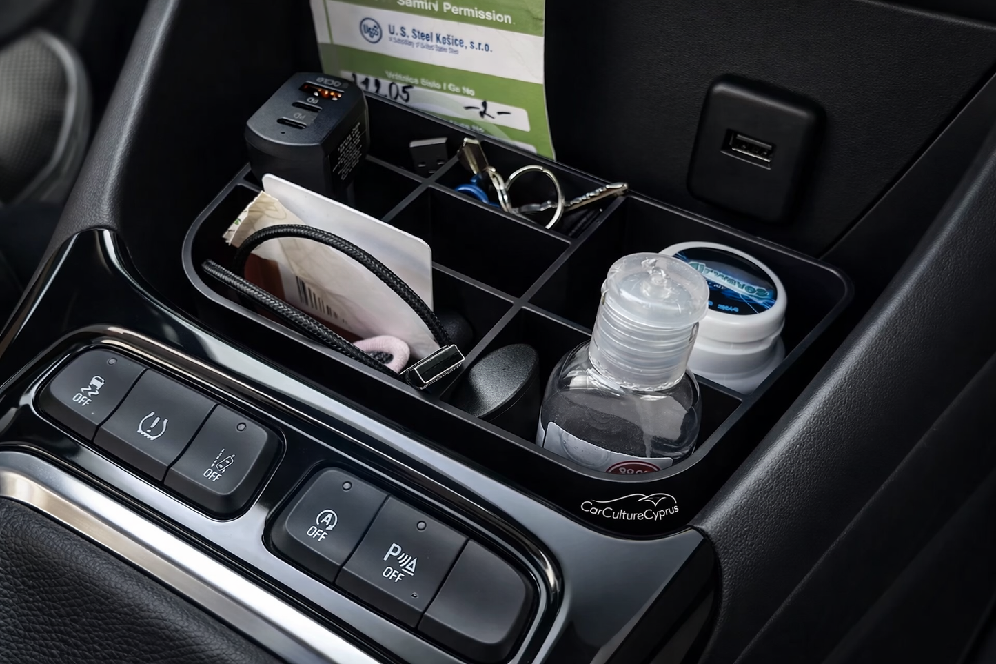 Opel Crossland Center Console Organizer Tray