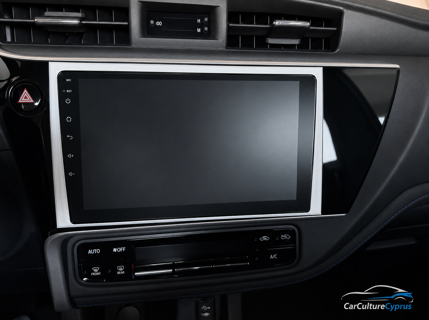 Toyota Corolla Android Radio Bracket & Bezel Frame Set – 2016–2019 E170/E180 Style