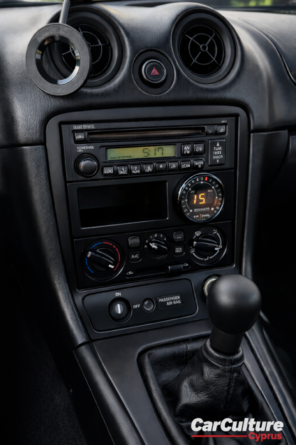 Mazda MX-5 Miata NB Single DIN Dash Cubby with 52mm Gauge Pod
