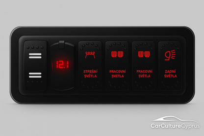 Ford Dash Gauge Pod / Switch Panel / Blank – 3 Versions