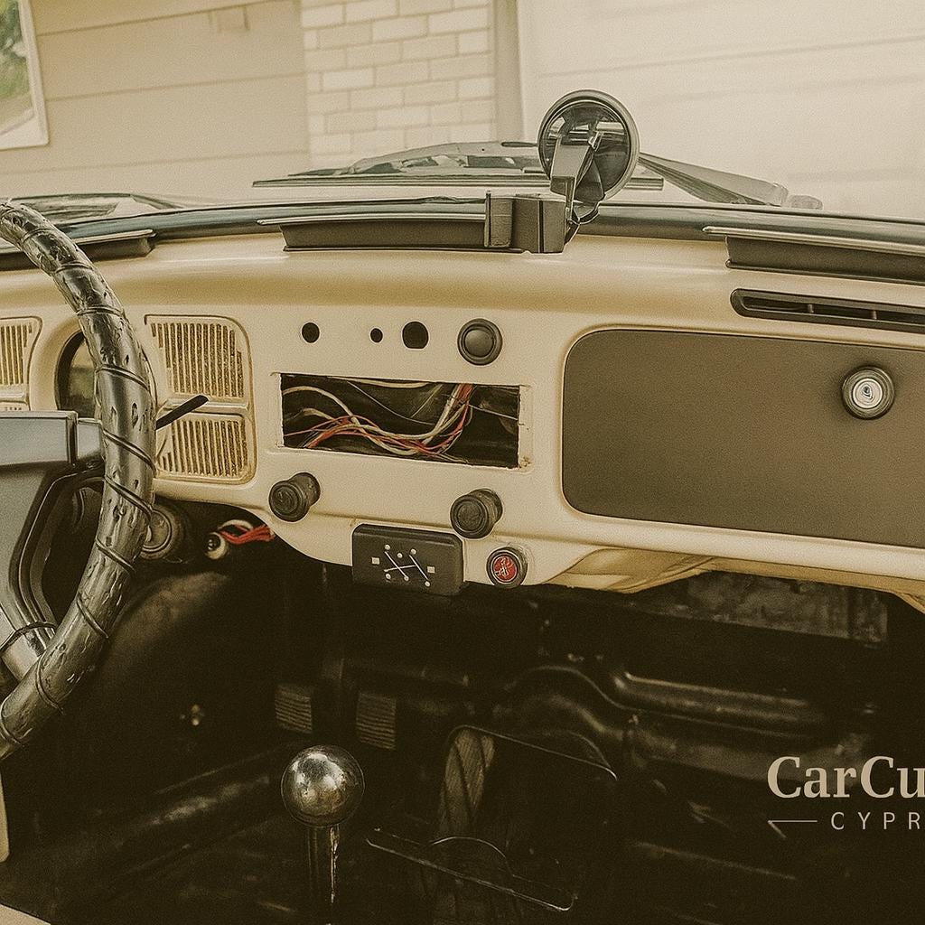 VW Beetle Front Dash Vents – Left & Right Set Black