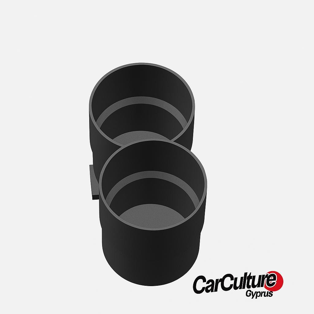 Honda Fit / Jazz 2015–2020 Cup Holder Insert | Parking Brake Console Cupholders black