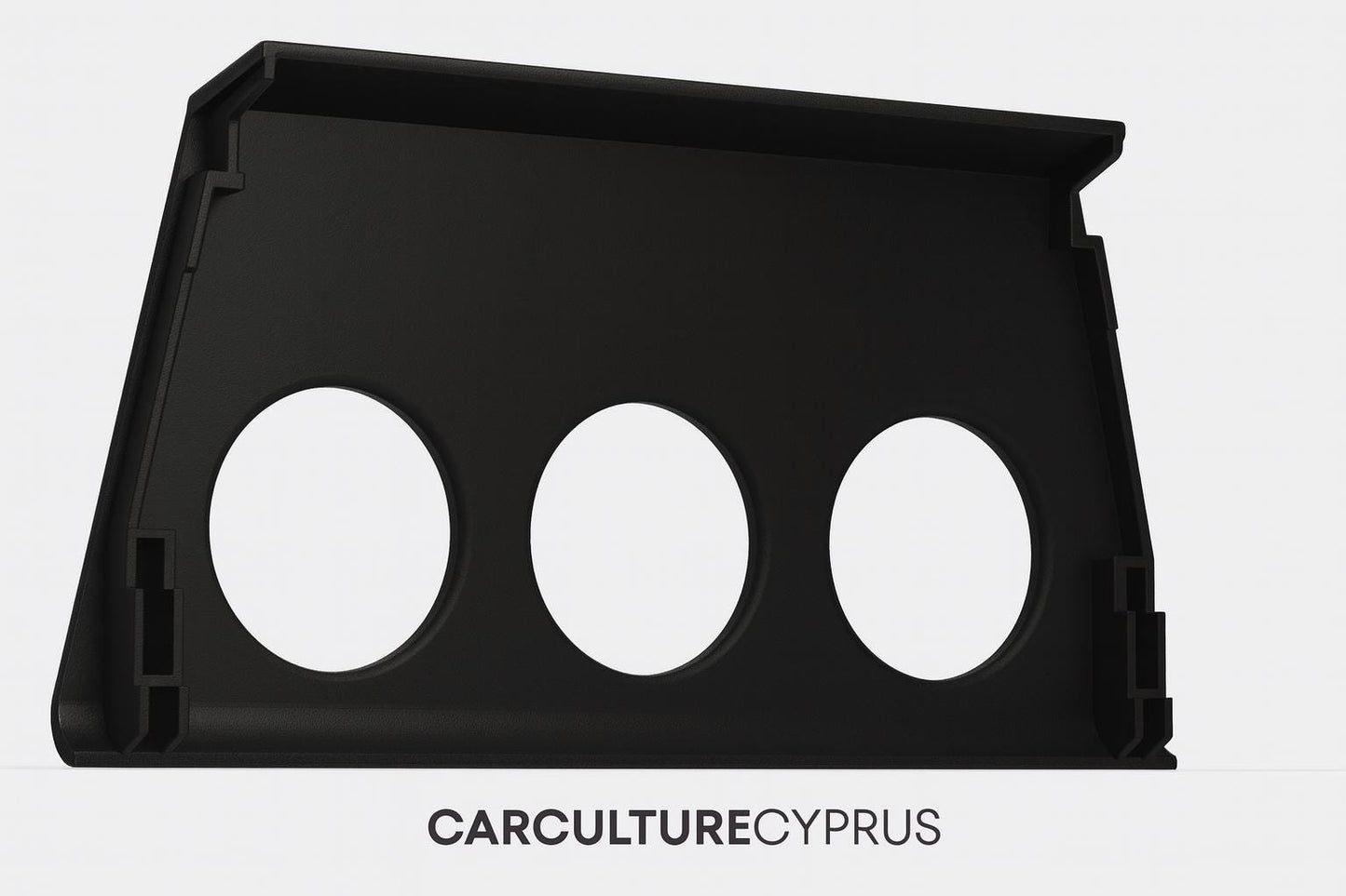 Toyota Celica RA24 RA29 Gauge Panel: Radio Delete Dash Trim (1976-77) black