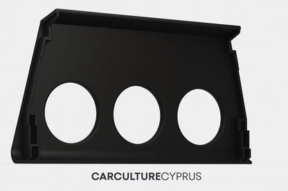 Toyota Celica RA24 RA29 Gauge Panel: Radio Delete Dash Trim (1976-77) black