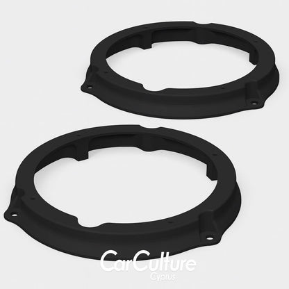 6.5" Ford Focus Speaker Adapter Rings – MK3 (2011-2018) black