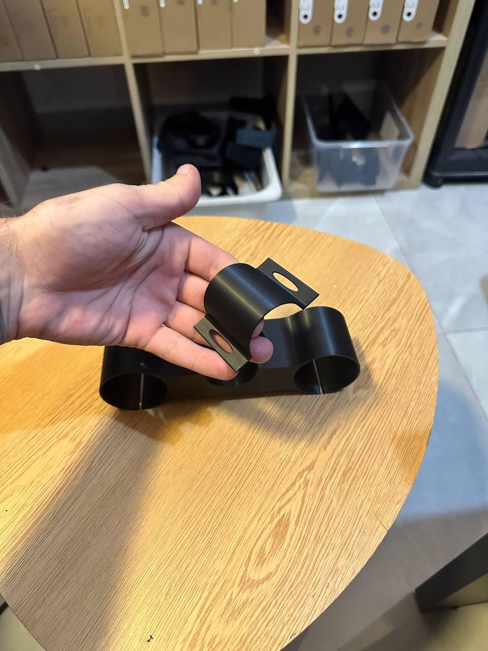 Vw beetle Gauge 52mm Bracket – Steering Column Mount black