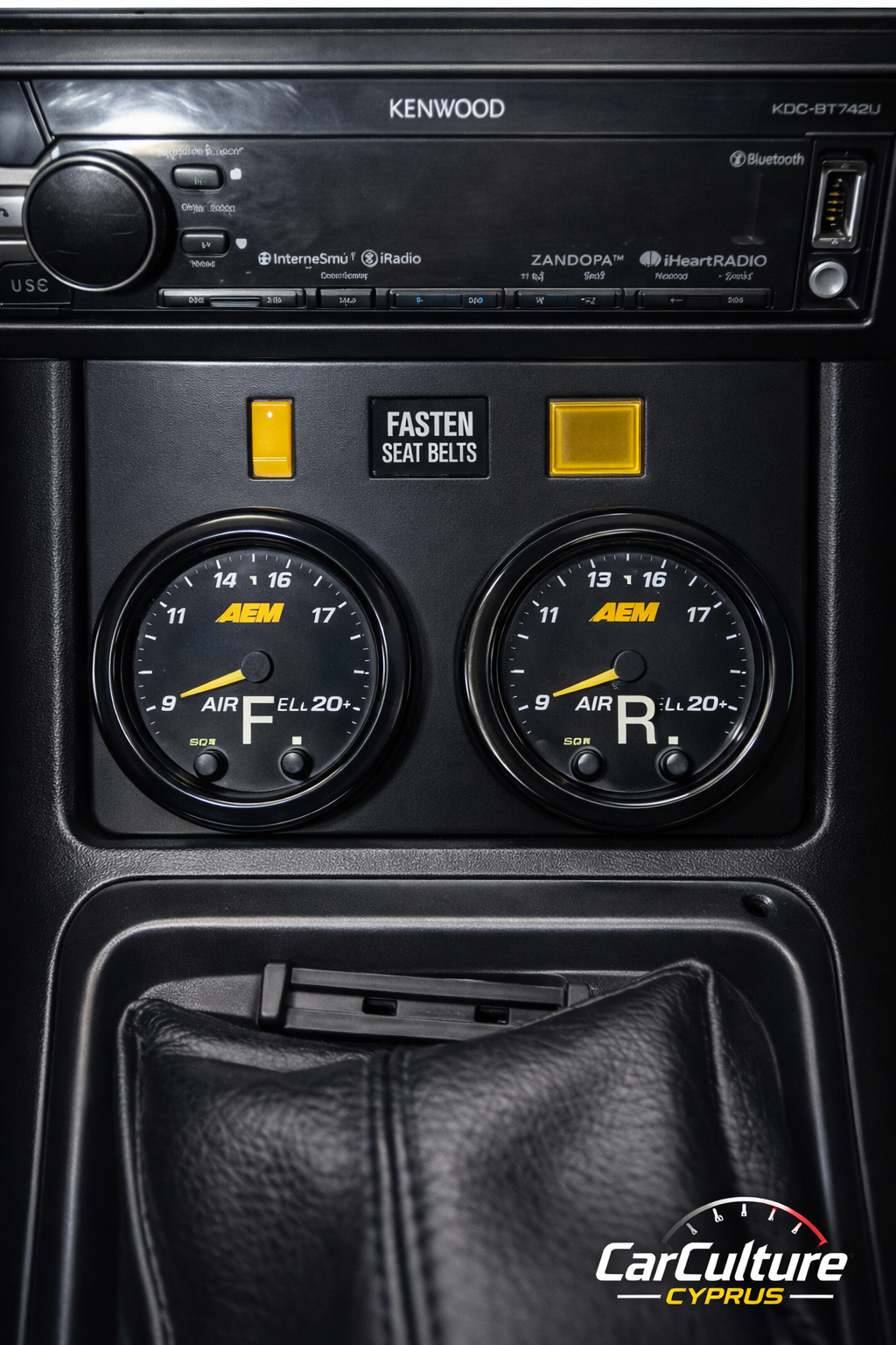 Datsun 240Z Center Console Dual Gauge Holder – 52mm Air/Fuel Gauge Pod