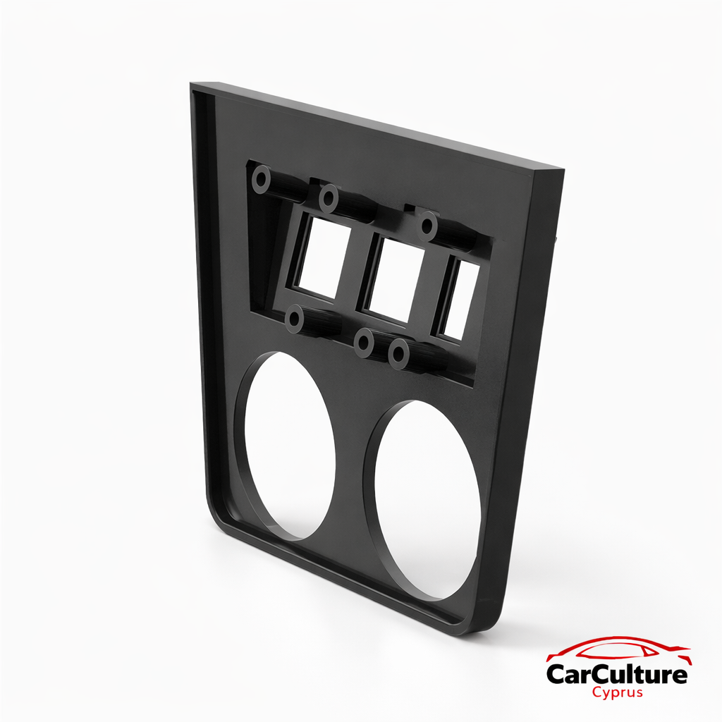 Datsun 240Z Center Console Dual Gauge Holder – 52mm Air/Fuel Gauge Pod
