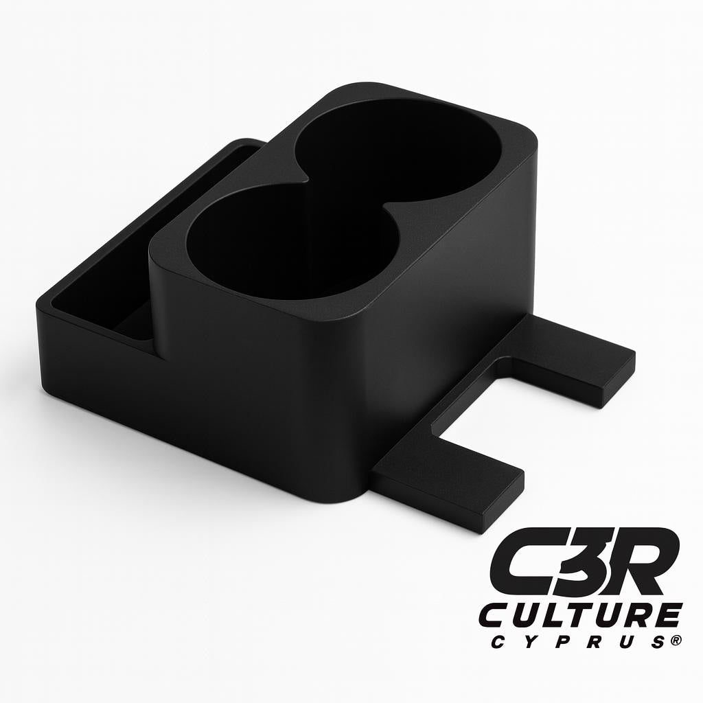 Toyota Pickup Cup Holder | Fits Between Bench Seat & Shifter | black