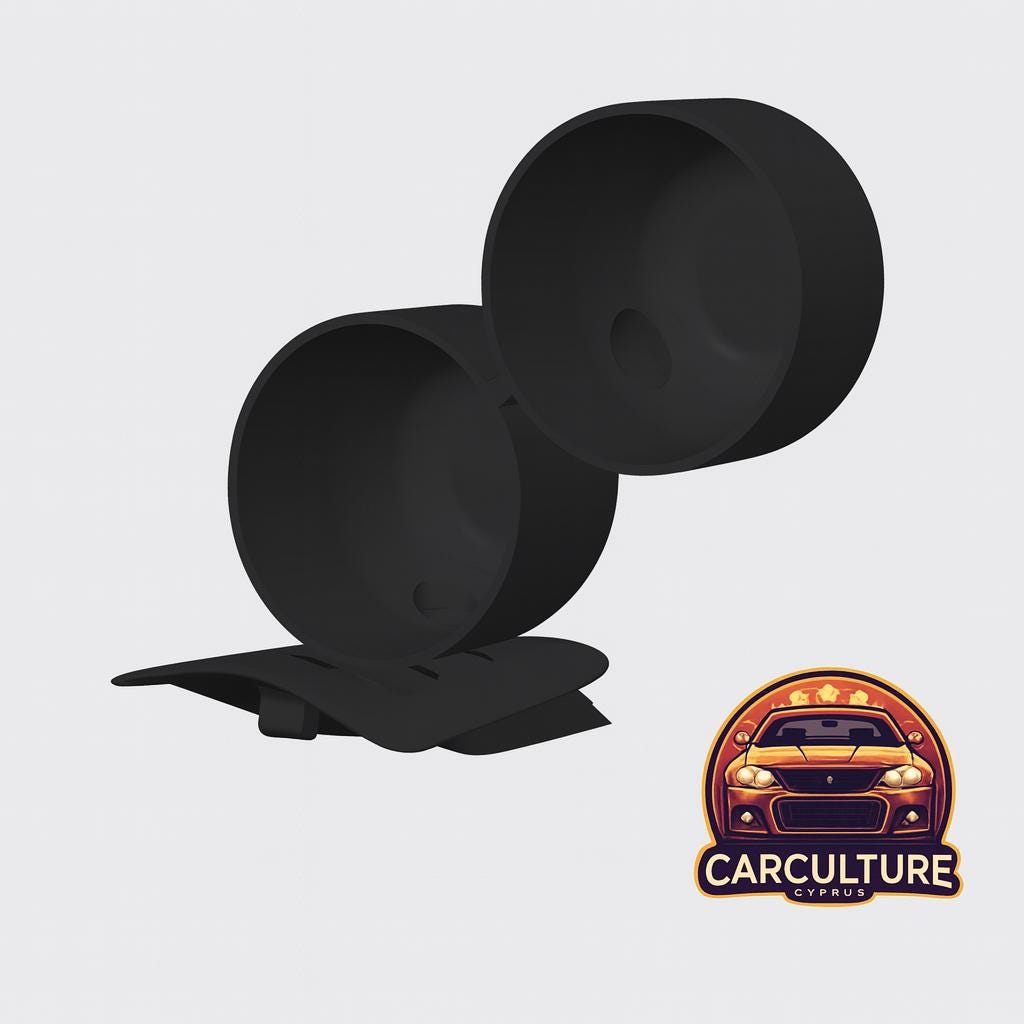 Mazda RX-8 Gauge Holder: 52mm, Single/Dual, Left/Right Hand Drive Compatible, Black