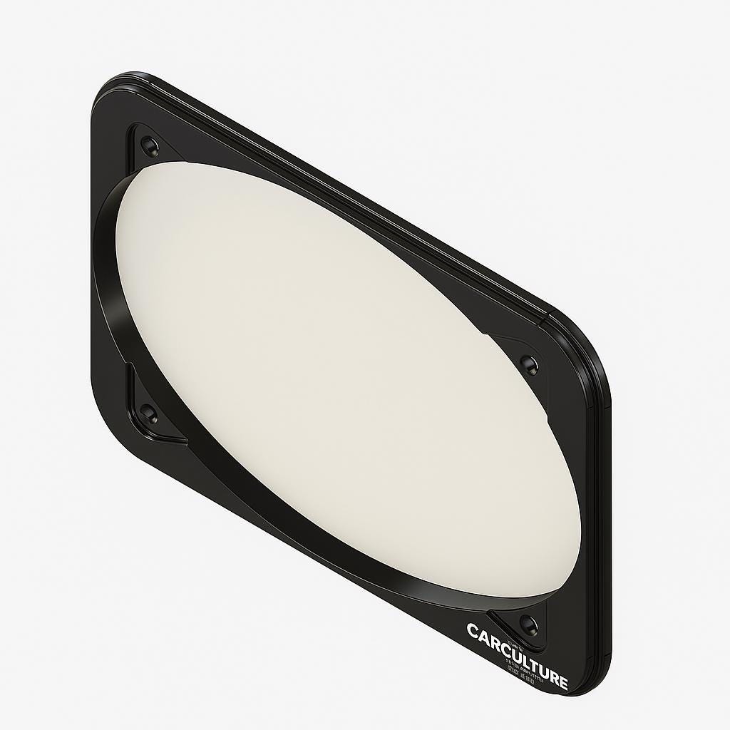 Porsche 993 Rear Speaker Shim | Aftermarket Spacer | OEM Trim Compatible ASA Mount black