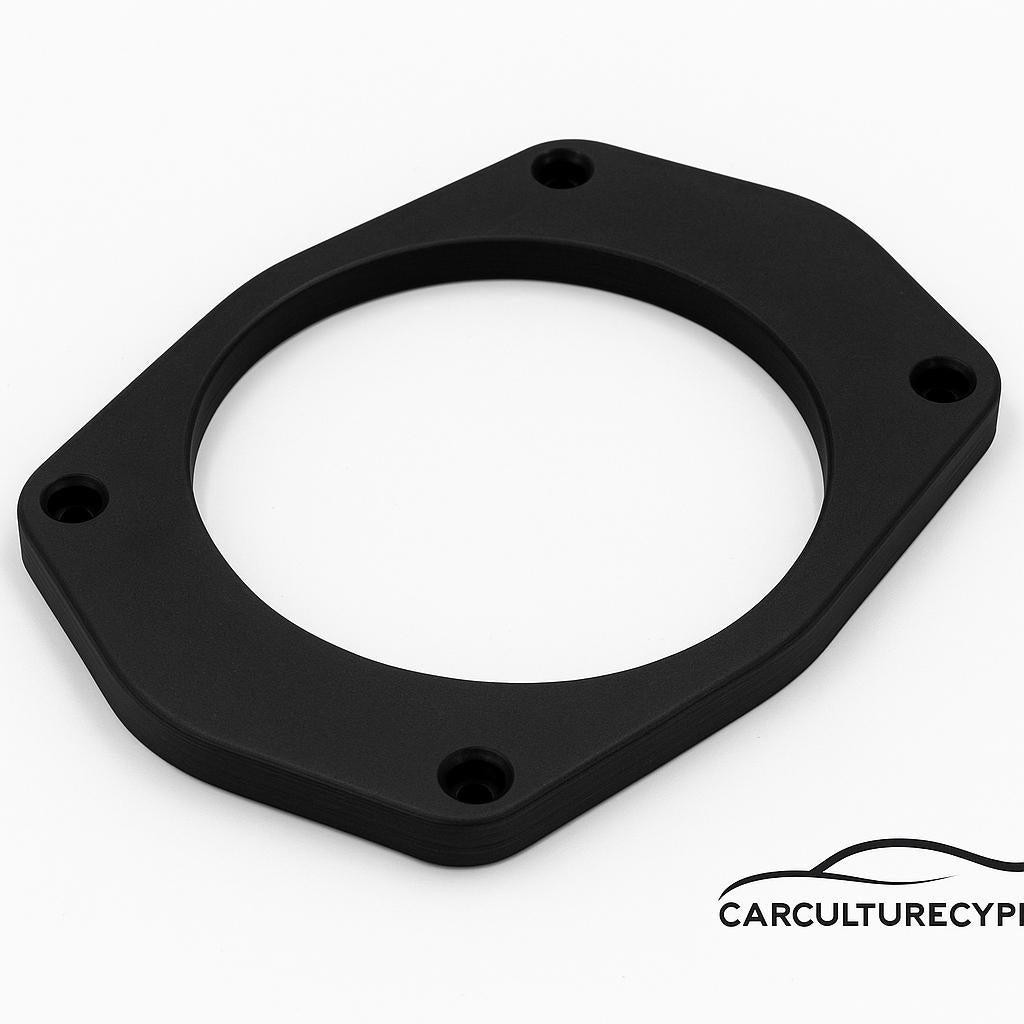 Dodge Challenger Speaker Adapter Set (2) | 6.5 Inch Front Door Mounts | black