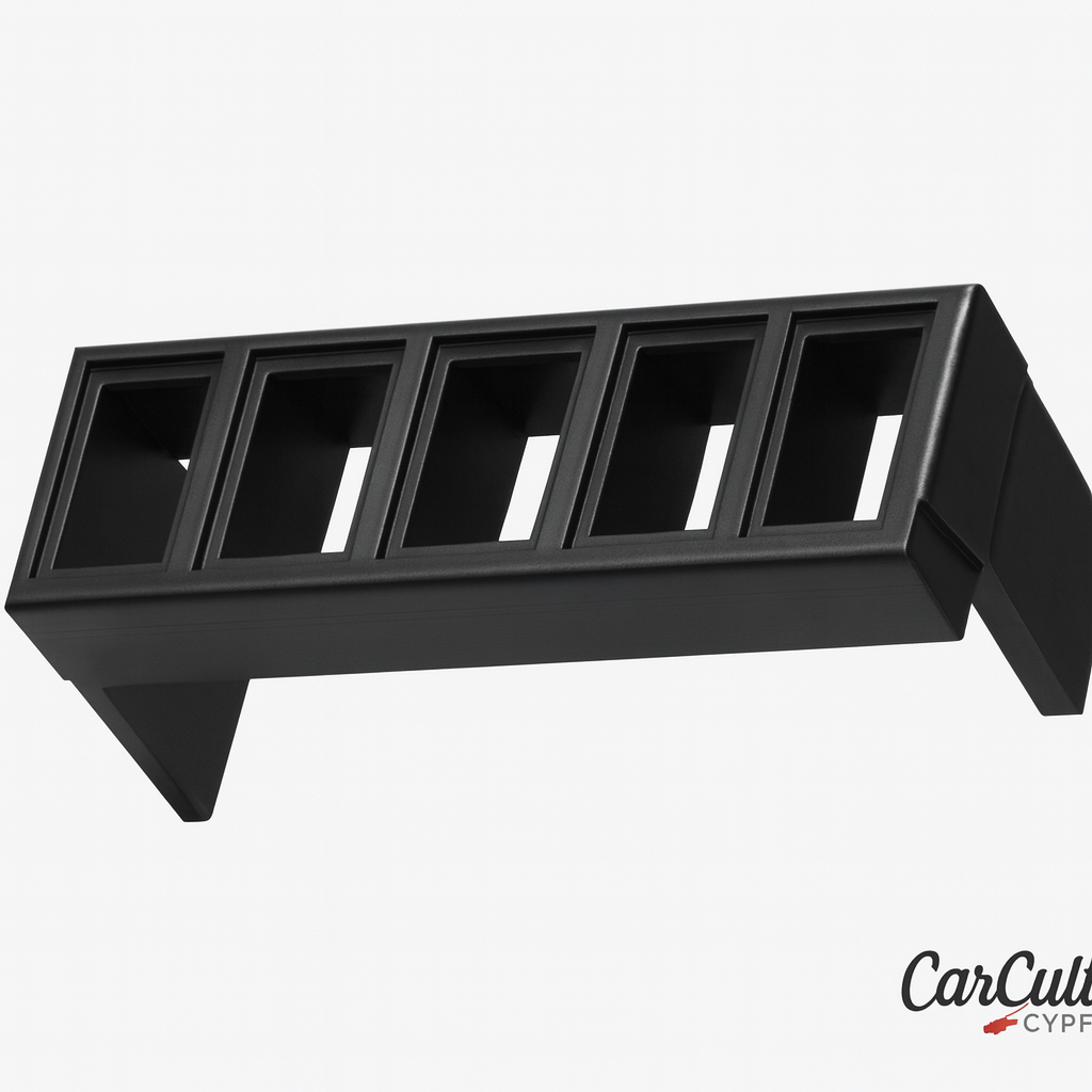 DIN Switch Panel Bracket | Universal 6 Switch Holder for Car & Boat