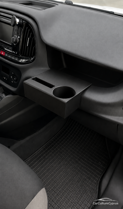 Fiat Doblo Cup & Phone Holder – Front Passenger Storage Organizer