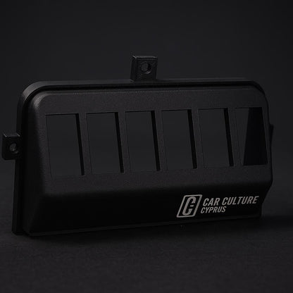 Switch Panel for Nissan Patrol Y61 – Replaces Glasses Holder – Fits ARB / Carling Style Switches