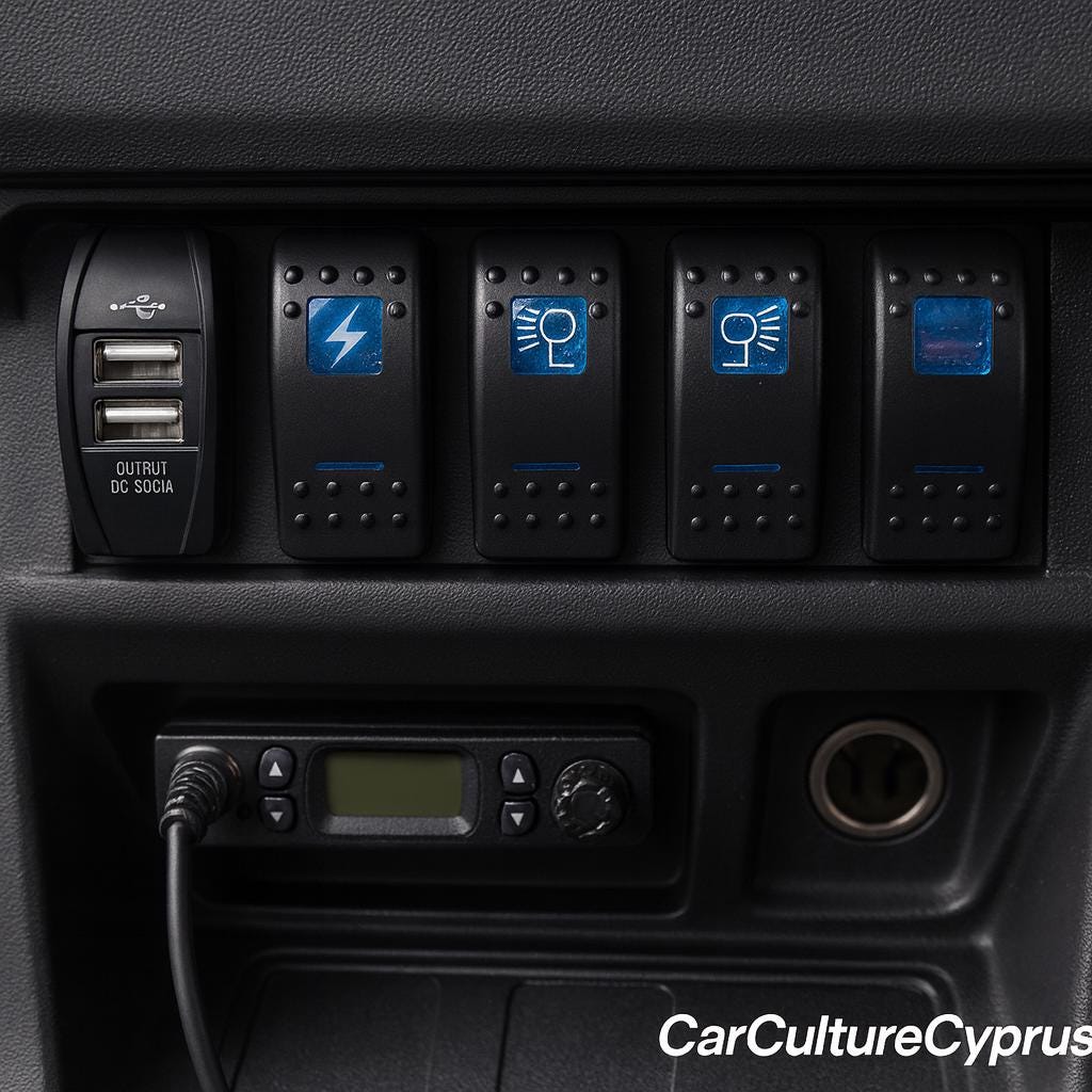 Mitsubishi Pajero / Montero / Shogun Gen 3 Rocker Switch Panel — NM & NP Models (5- or 6-slot)