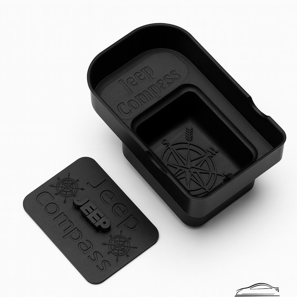 Jeep Compass 2017–2020 Armrest Storage Box Upgrade