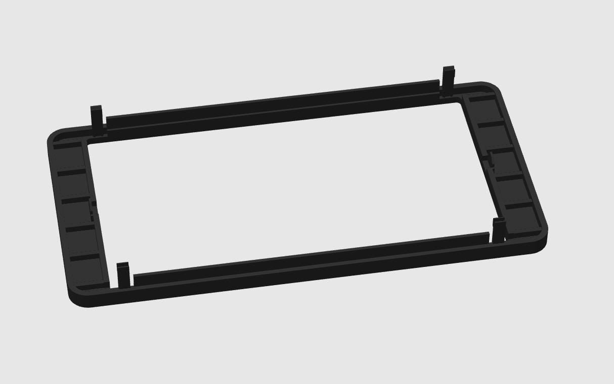 Mitsubishi Double DIN Radio Adapter — MMCS Dash Retention (Lancer / Outlander / ASX — 2008–2016)