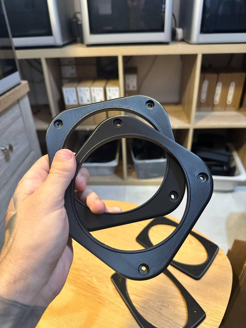 Porsche 911 Speaker Trim Set | Front & Rear Surrounds | OEM-Style ASA Replacement black