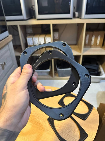 Porsche 911 Speaker Trim Set | Front & Rear Surrounds | OEM-Style ASA Replacement black