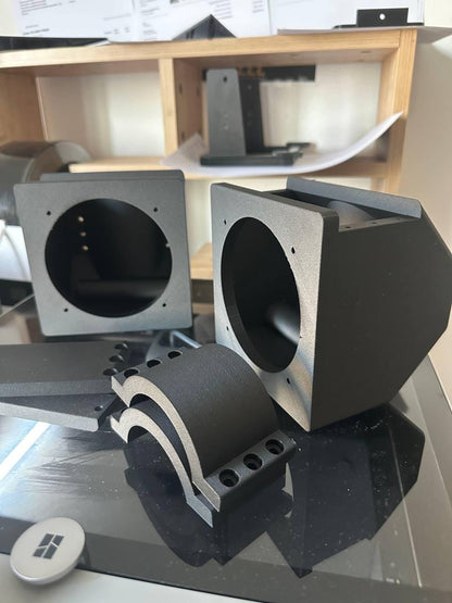 Jeep YJ Roll Bar Speaker Boxes — 4” Ported Clamp-On Mount (Set of 2)