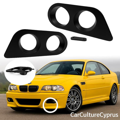 BMW E46 M3 Fog Light Air Duct Covers — Left & Right Set (2001–2006)