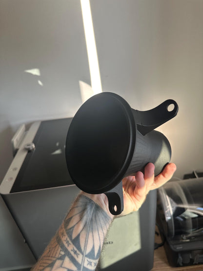 BMW E34 Headlight Intake Funnel Black | Engine Bay Cold Air Performance Upgrade