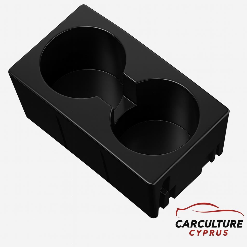 2011–2016 Ford SuperDuty (F250/F350) Double Cup Holder Insert – Fits Nalgene & HydroFlask