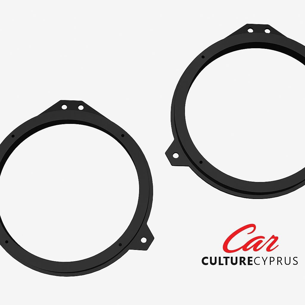 Renault Trafic II Speaker Adapter Set (2) | Fits 2000–2014 | Opel Vivaro Compatible black