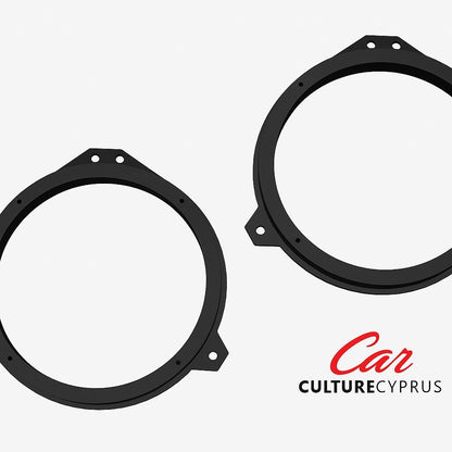 Renault Trafic II Speaker Adapter Set (2) | Fits 2000–2014 | Opel Vivaro Compatible black
