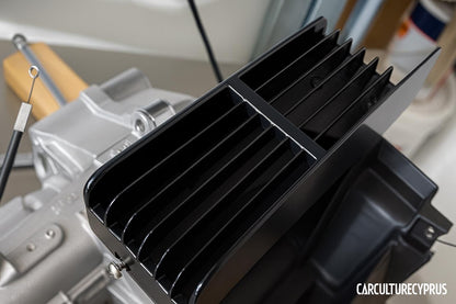 Toyota Celica TA22 Center Air Vent: 70s Classic Interior Restoration black