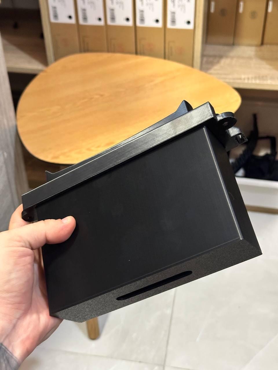 Mini Cooper R56 Stereo Storage Pocket – Fits Center Console After Head Unit Removal