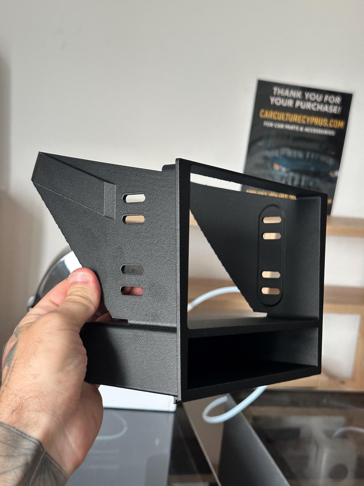 Volvo 740 double din Stereo Frame -  Mount with Storage Pocket black