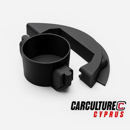 Smart Slot Saab Cup Holder — For NG 9-3 (2003–2010) black