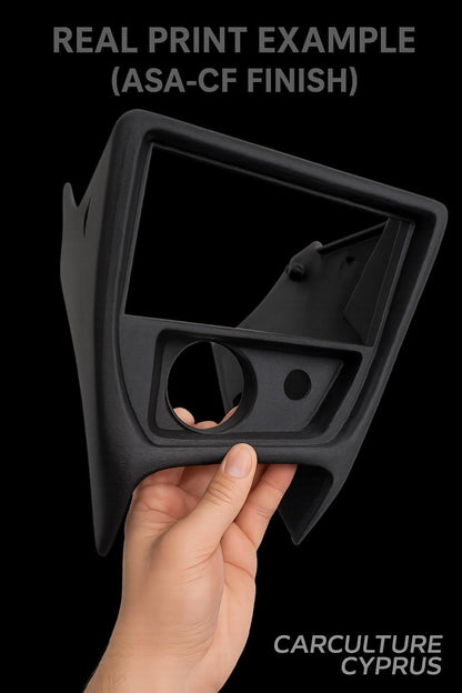 Honda Civic EG 92–95 Jdm Gathers Double DIN Panel – Black