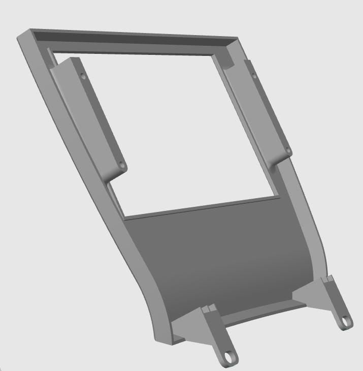 S14a Nissan Silvia 200SX Double DIN Dashboard Panel - 3D Printed