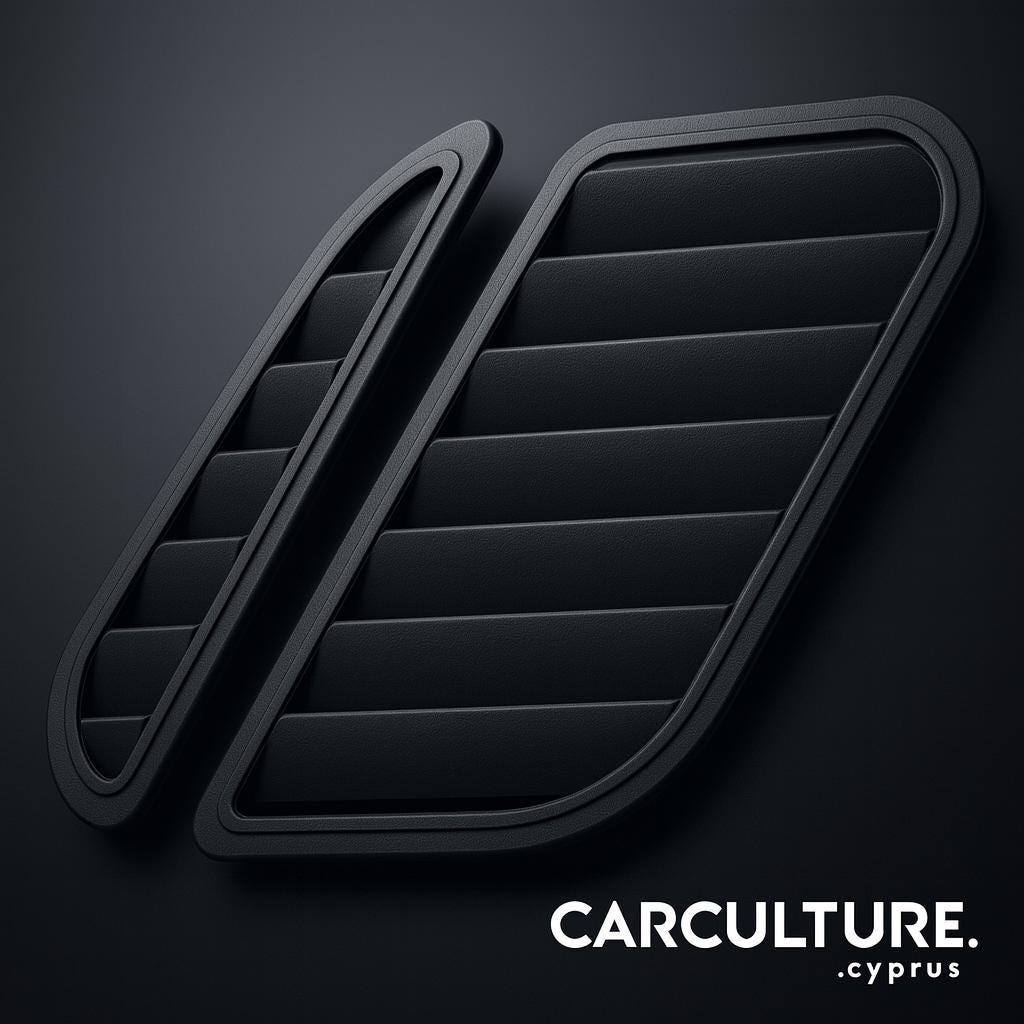 BMW E36 E46 GTR Style Hood Vents – Racing Heat Extractor Grilles black